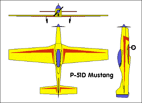 Mustang 3-View